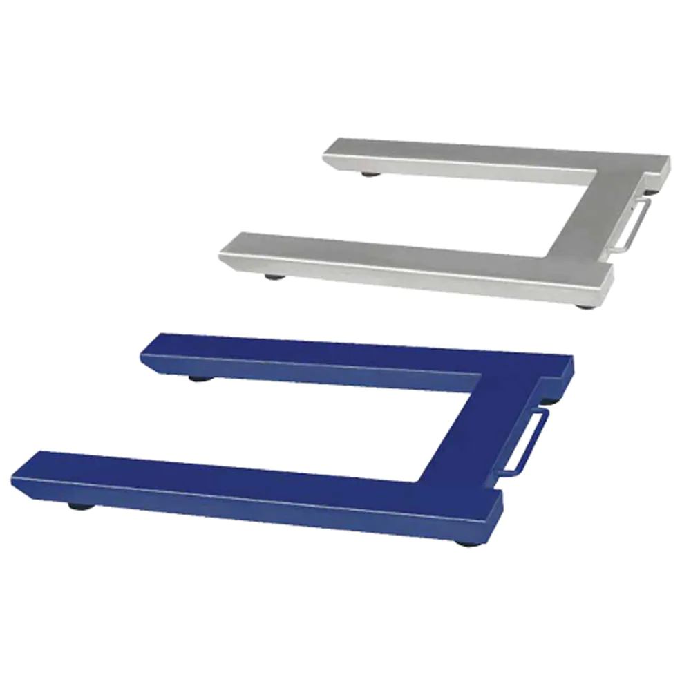 Plate-forme de pesage mobile en U B3C U-Peseur inox AISI 304 pour palettes ouvertes et rolls