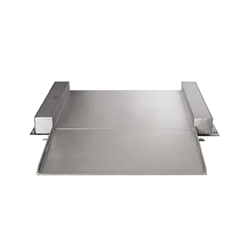Plate-forme de pesage 2814 tout inox AISI 304 pour les ateliers agroalimentaires lavés au jet quotidiennement