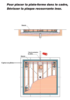 Aperçu de la documentation PDF d'implantation de la 2817 REL avec les dimensions de maçonnerie