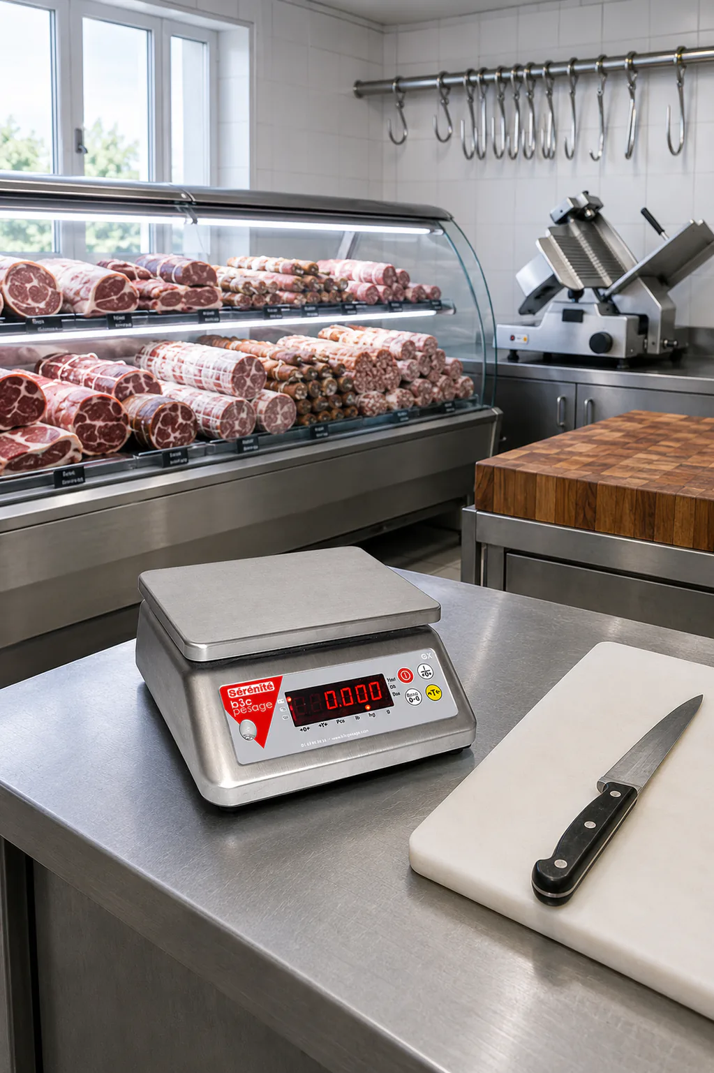 Balance poids-prix B3C en boucherie-charcuterie