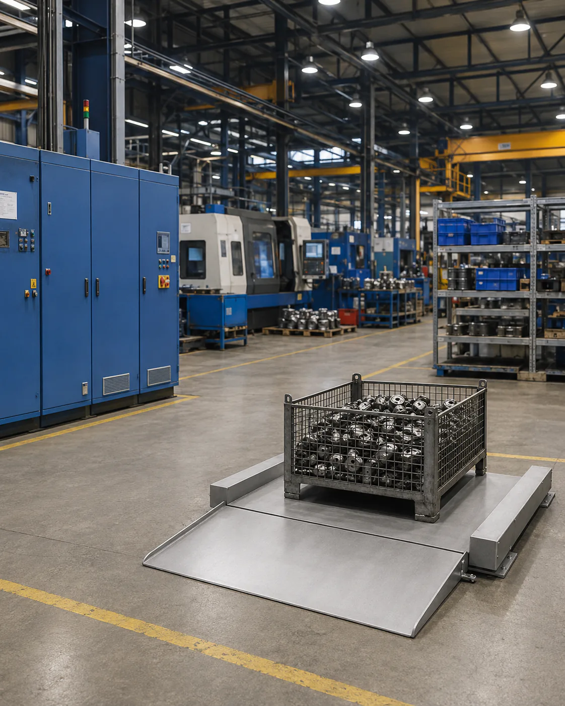 Balance industrielle B3C en milieu industriel