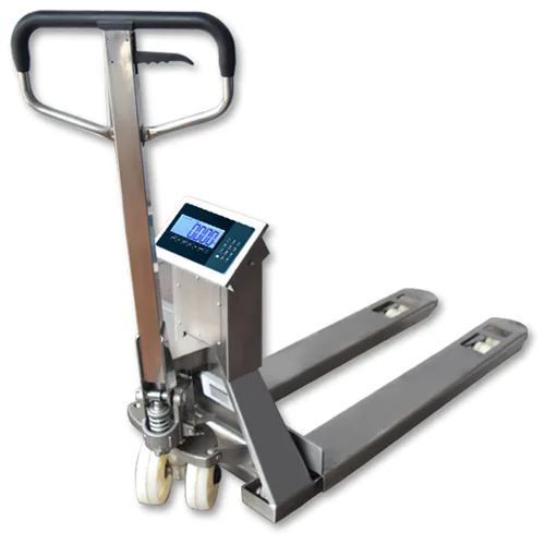 Boîtes des logiciels GS ONE et GS PRO pour archiver les pesées du transpalette inox par codes articles